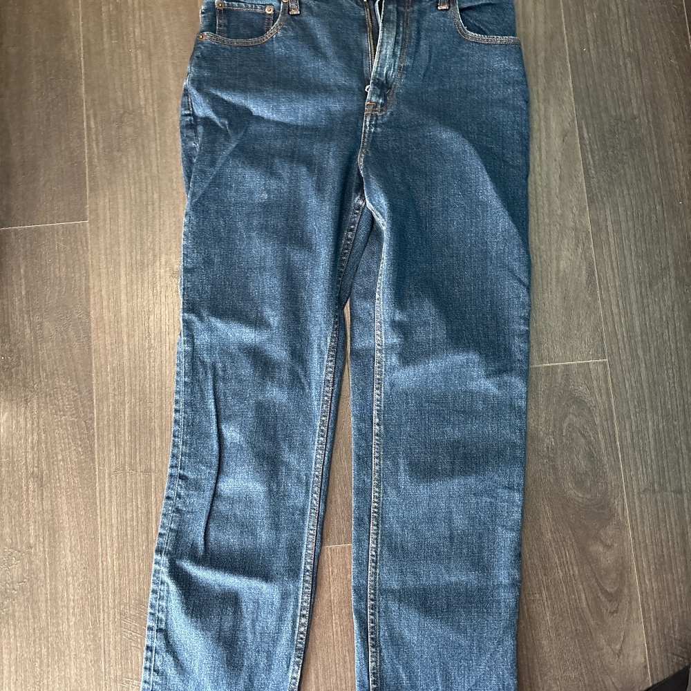 Abercrombie ultra high rise ankle straight